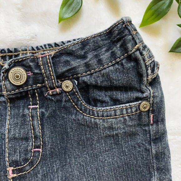 Arizona Toddler Jeans Blue Wash 18M | EUC Casual Denim Ruffle - Picture 7 of 16